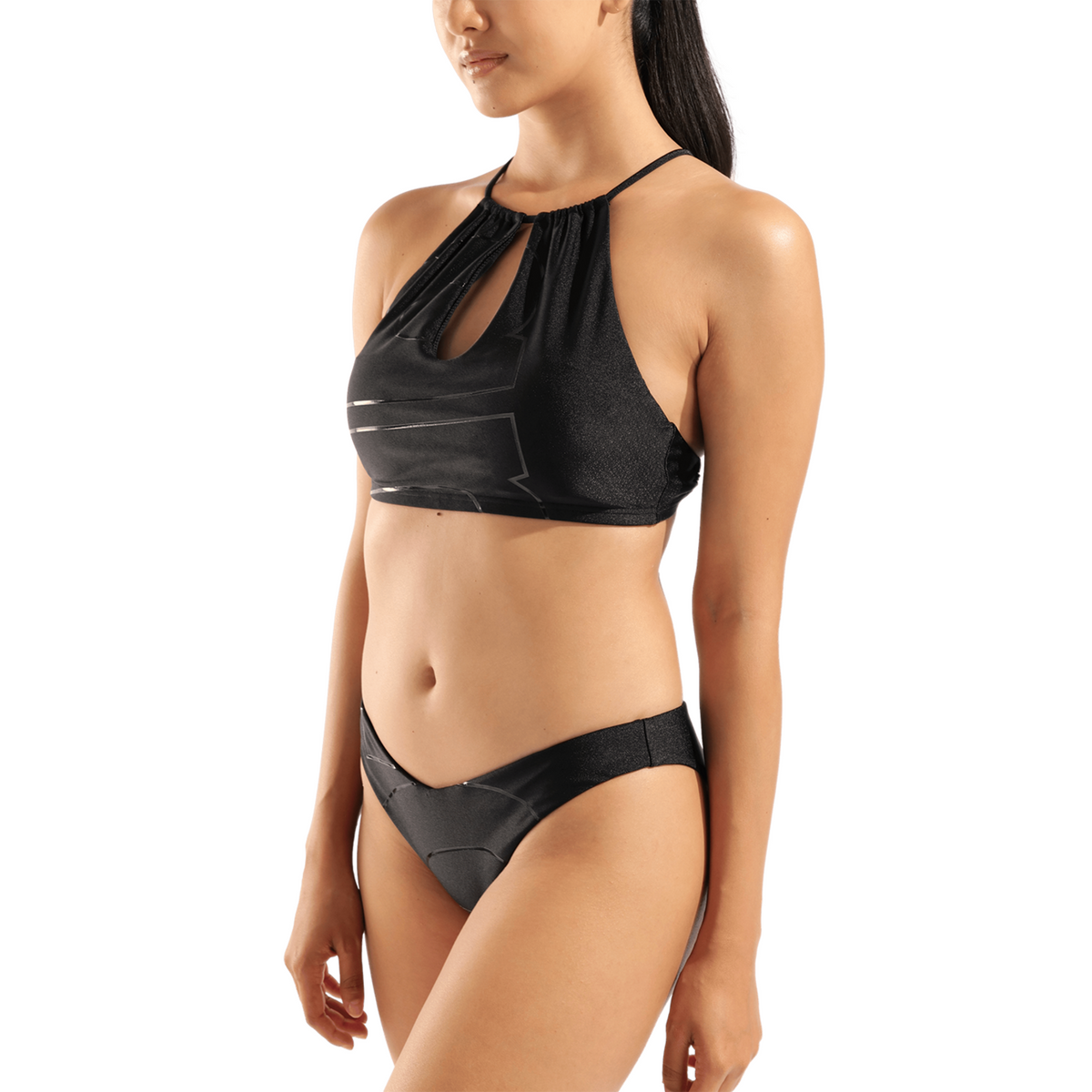 Arena W Arena Logotype Bikini Brassiere Bikini Set in SCHWARZ