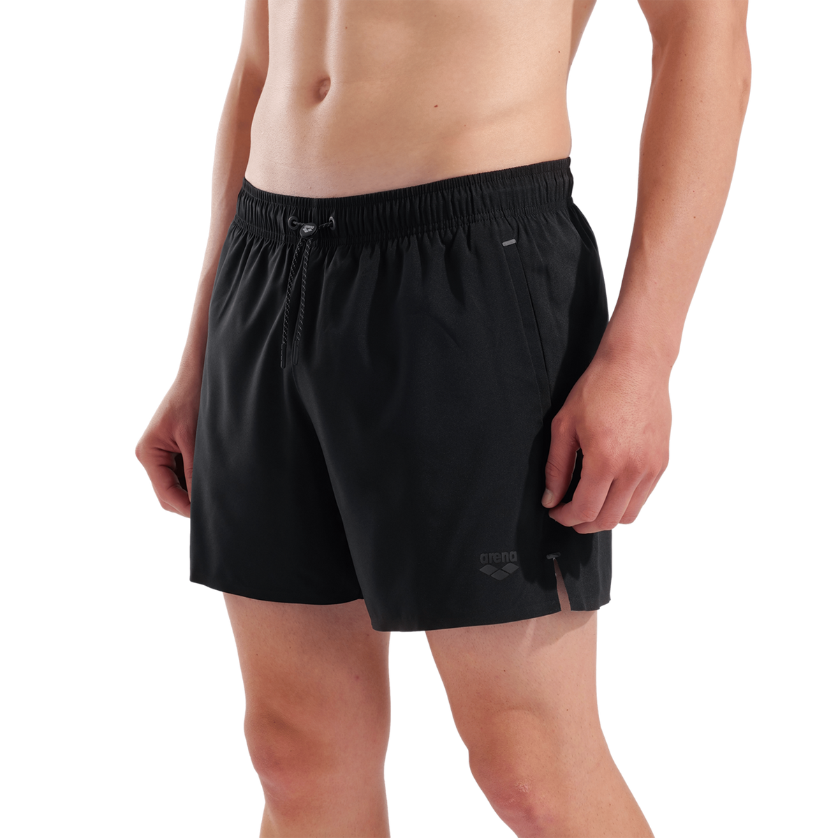 Arena M Arena Evo Beach Short Solid Beach Short in SCHWARZ
