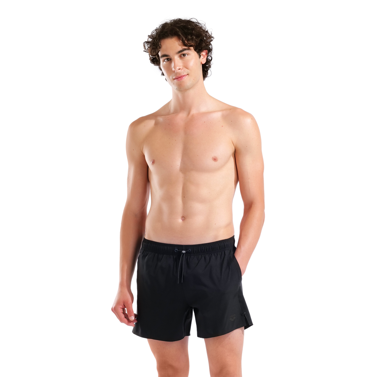 Arena M Arena Evo Beach Short Solid Beach Short in SCHWARZ