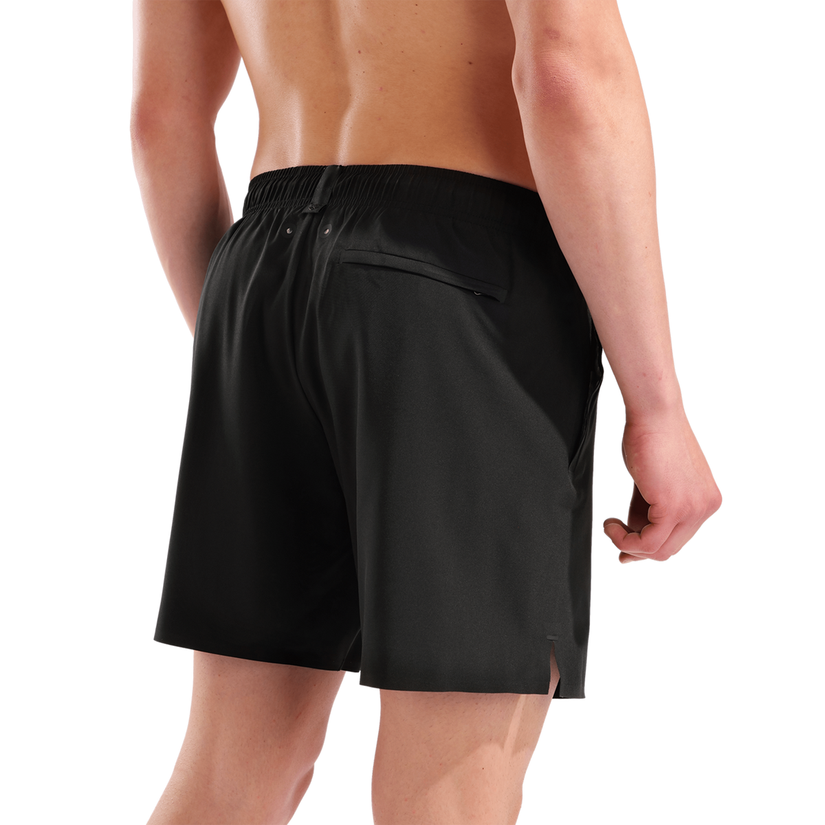 Arena M Arena Evo Beach Boxer Solid Beach Short in SCHWARZ
