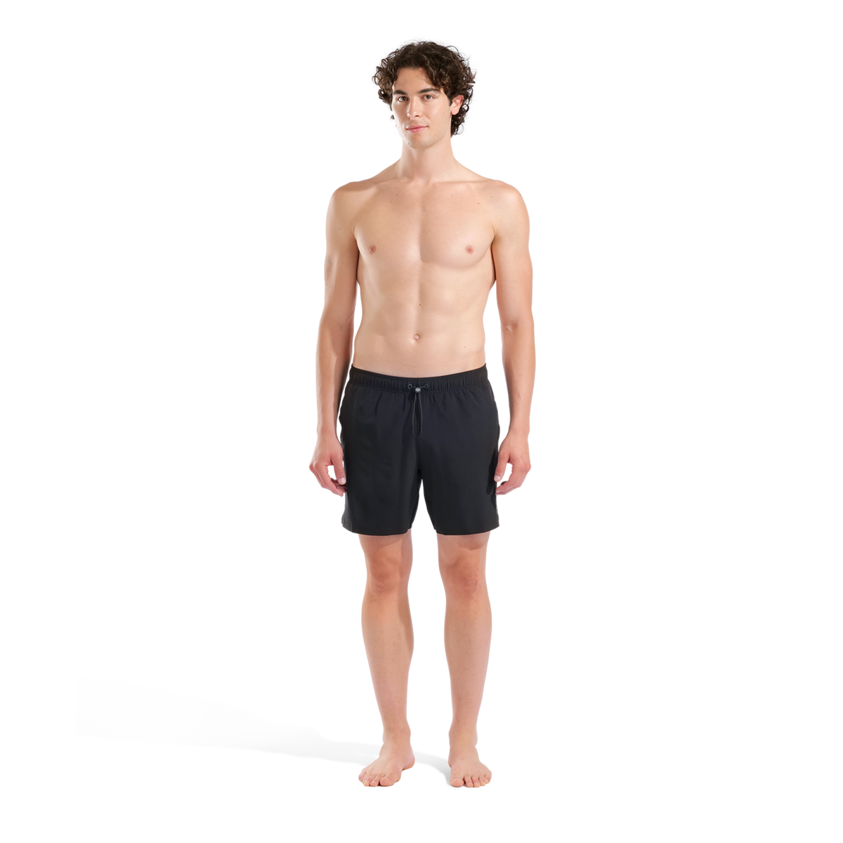 Arena M Arena Evo Beach Boxer Solid Beach Short in SCHWARZ