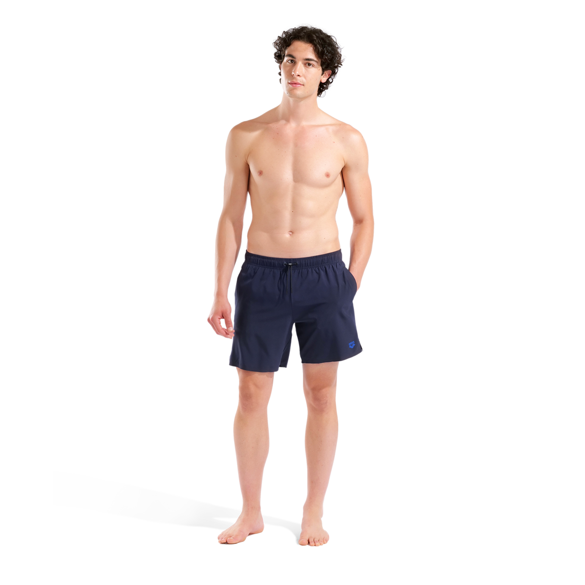 Arena M Arena Evo Beach Boxer Solid Beach Short in BLAU