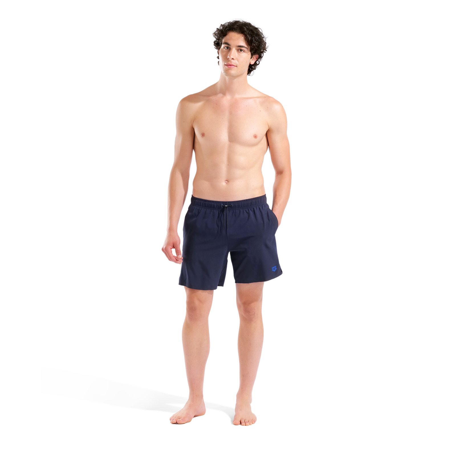 Arena M Arena Evo Beach Boxer Solid Beach Short in BLAU
