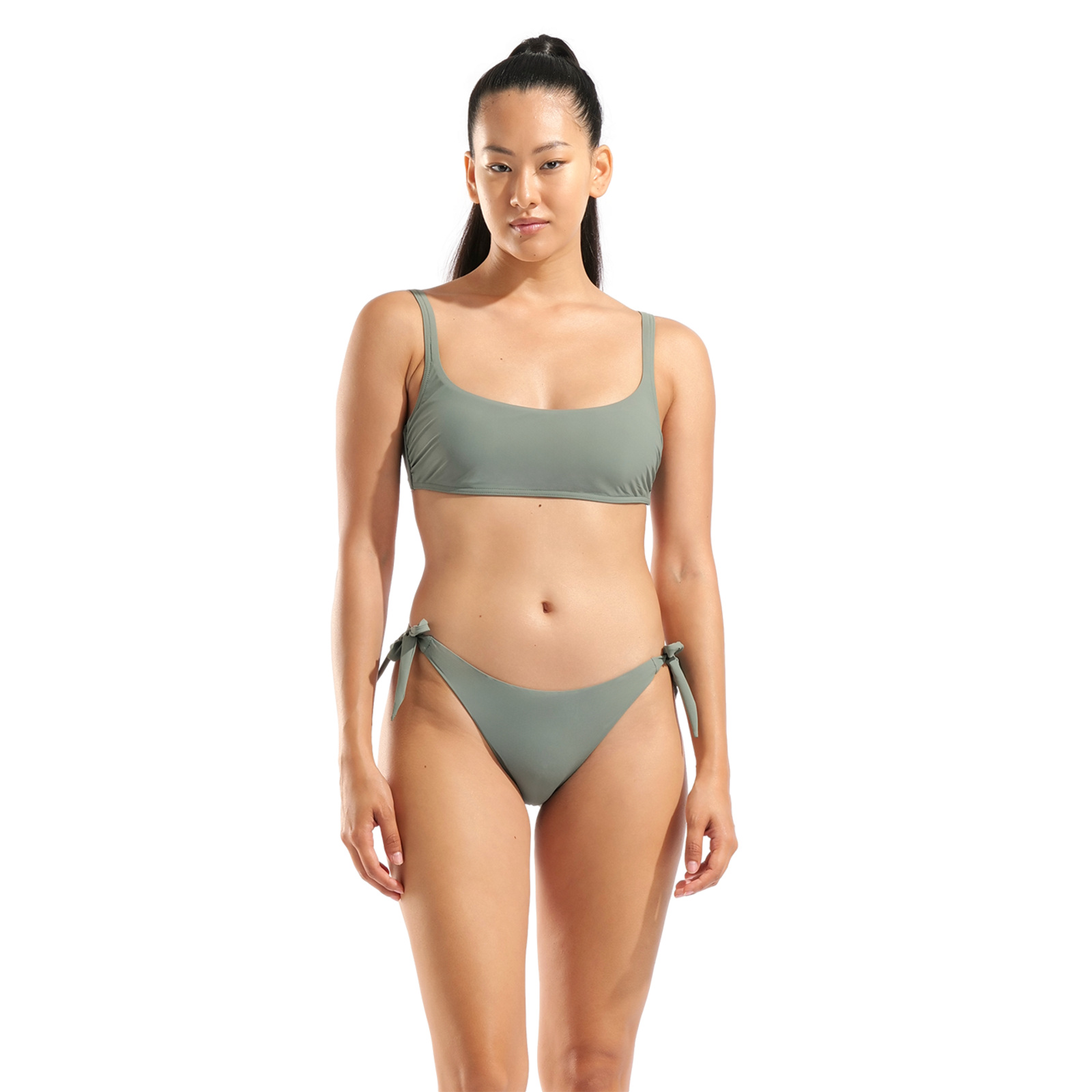 Arena W Arena Monocromo Bikini Bralette Bikini Set in GRÜN