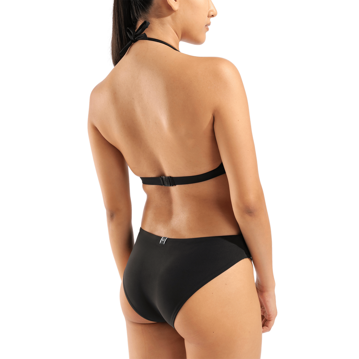 Arena W Arena Monocromo Bikini Triangle Bikini Set in SCHWARZ
