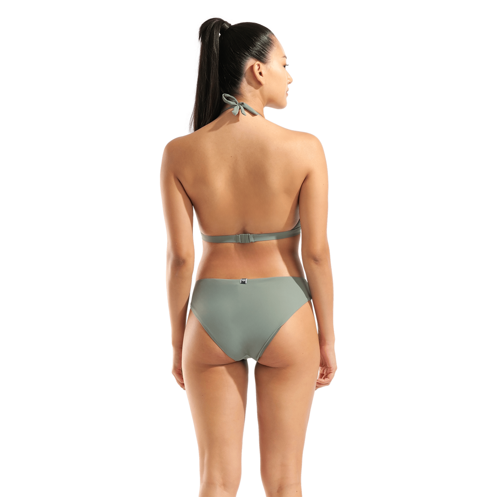 Arena W Arena Monocromo Bikini Triangle Bikini Set in GRÜN