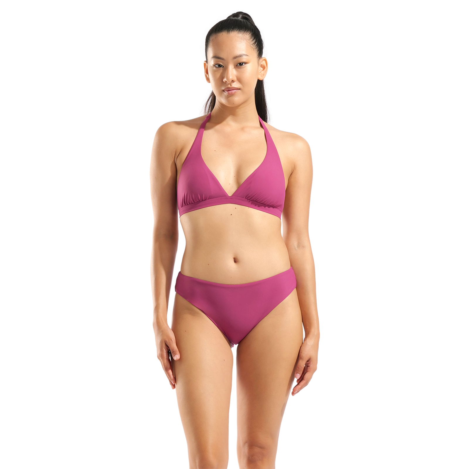 Arena W Arena Monocromo Bikini Triangle Bikini Set in PINK