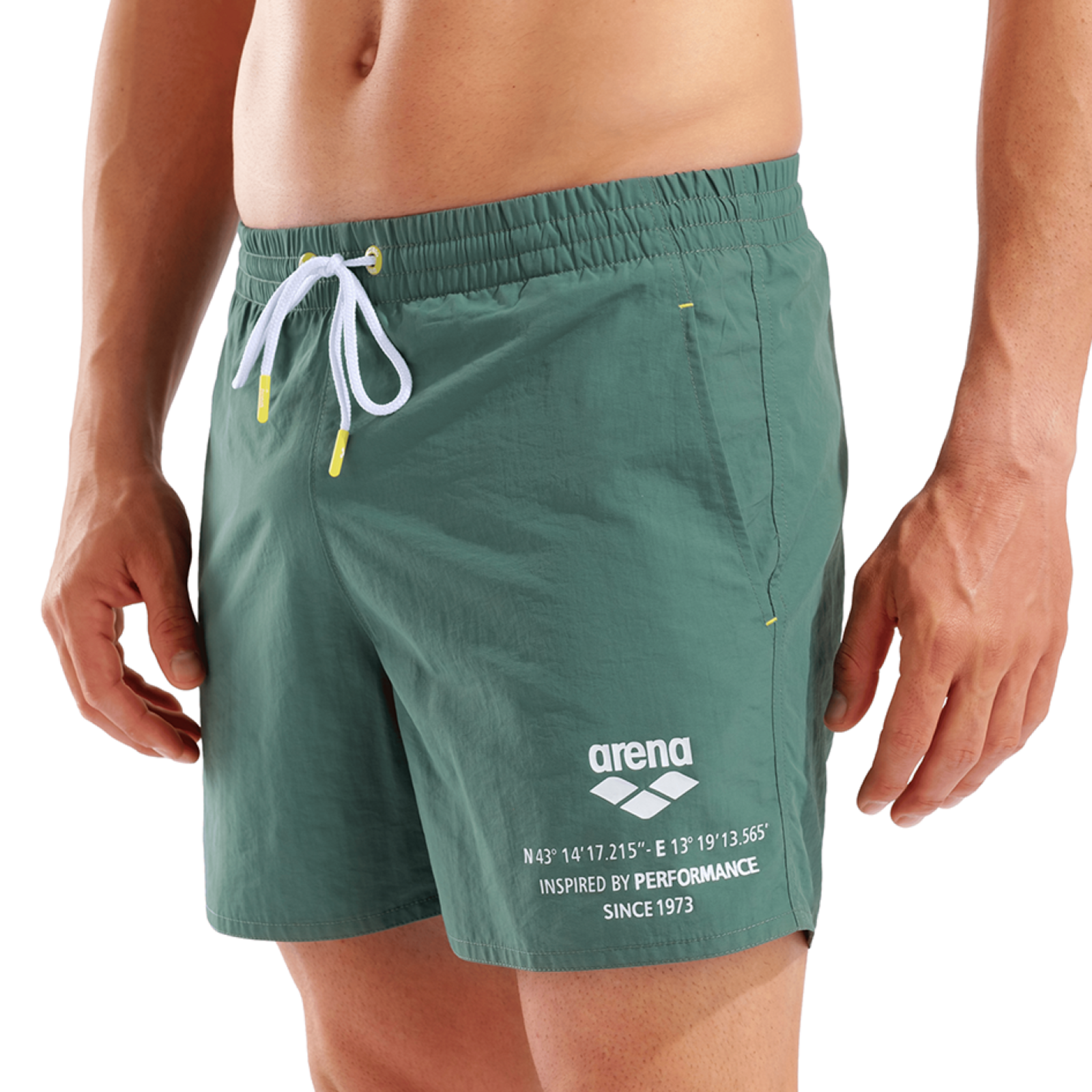 Arena M Arena Graphic Beach Short Beach Short in GRÜN