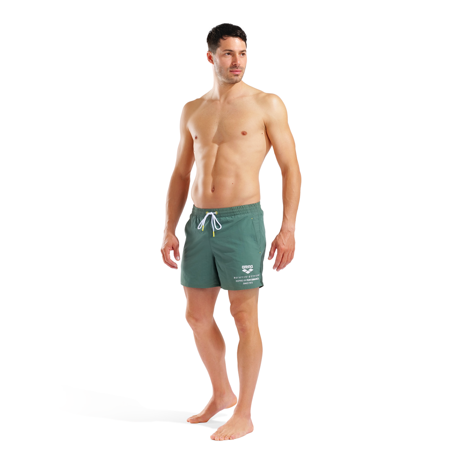 Arena M Arena Graphic Beach Short Beach Short in GRÜN