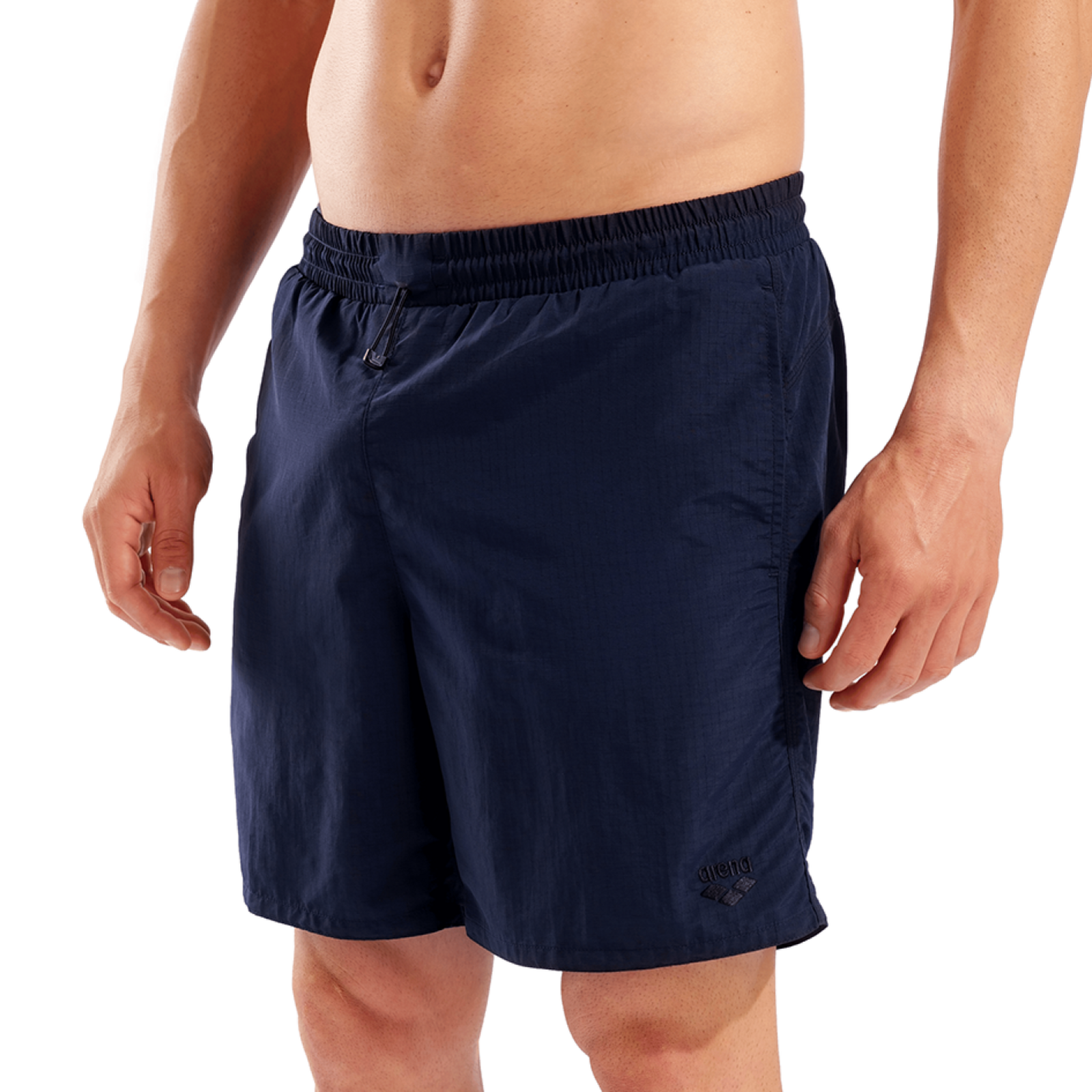 Arena M Arena Adjustable Waist Beach Boxer Beach Short in BLAU