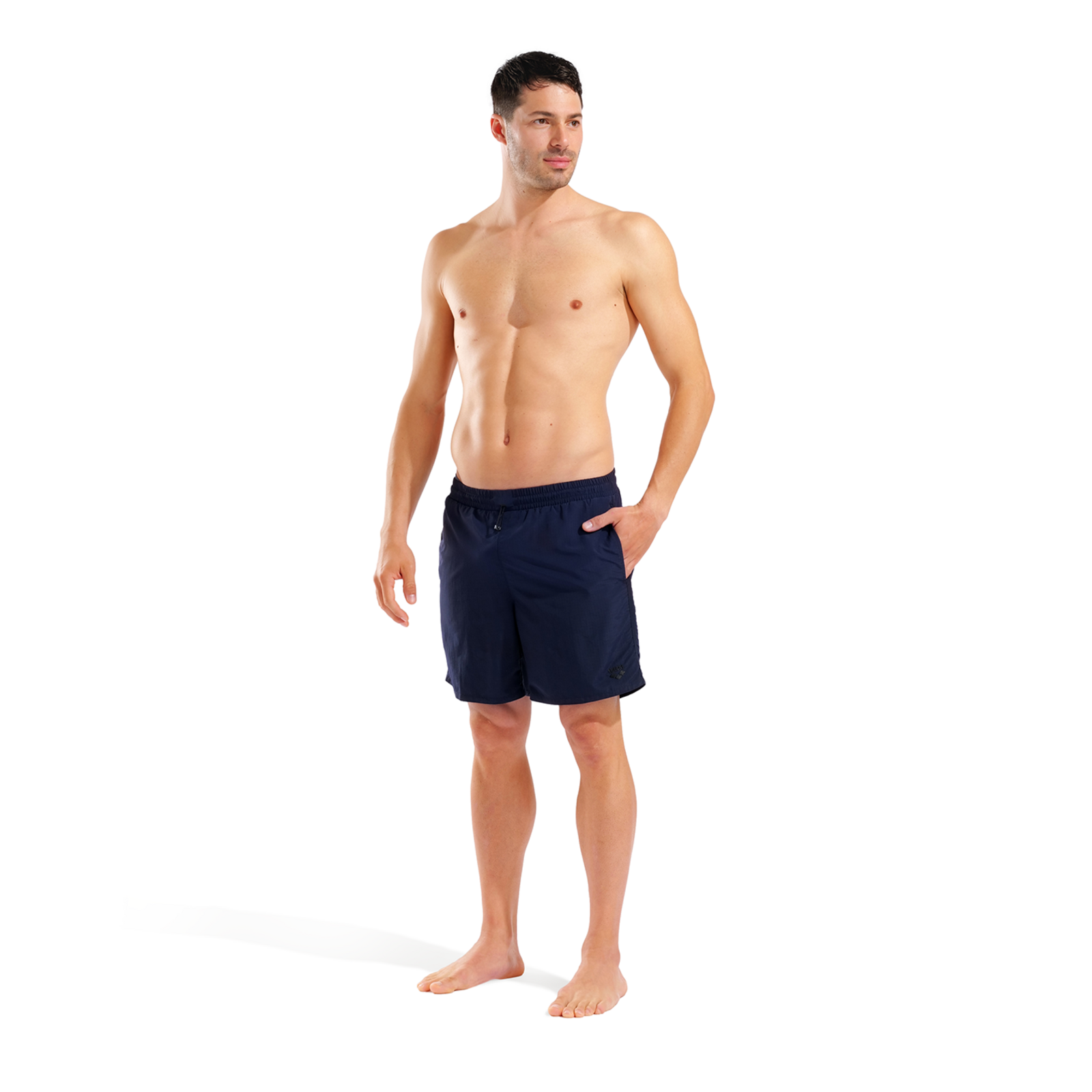 Arena M Arena Adjustable Waist Beach Boxer Beach Short in BLAU