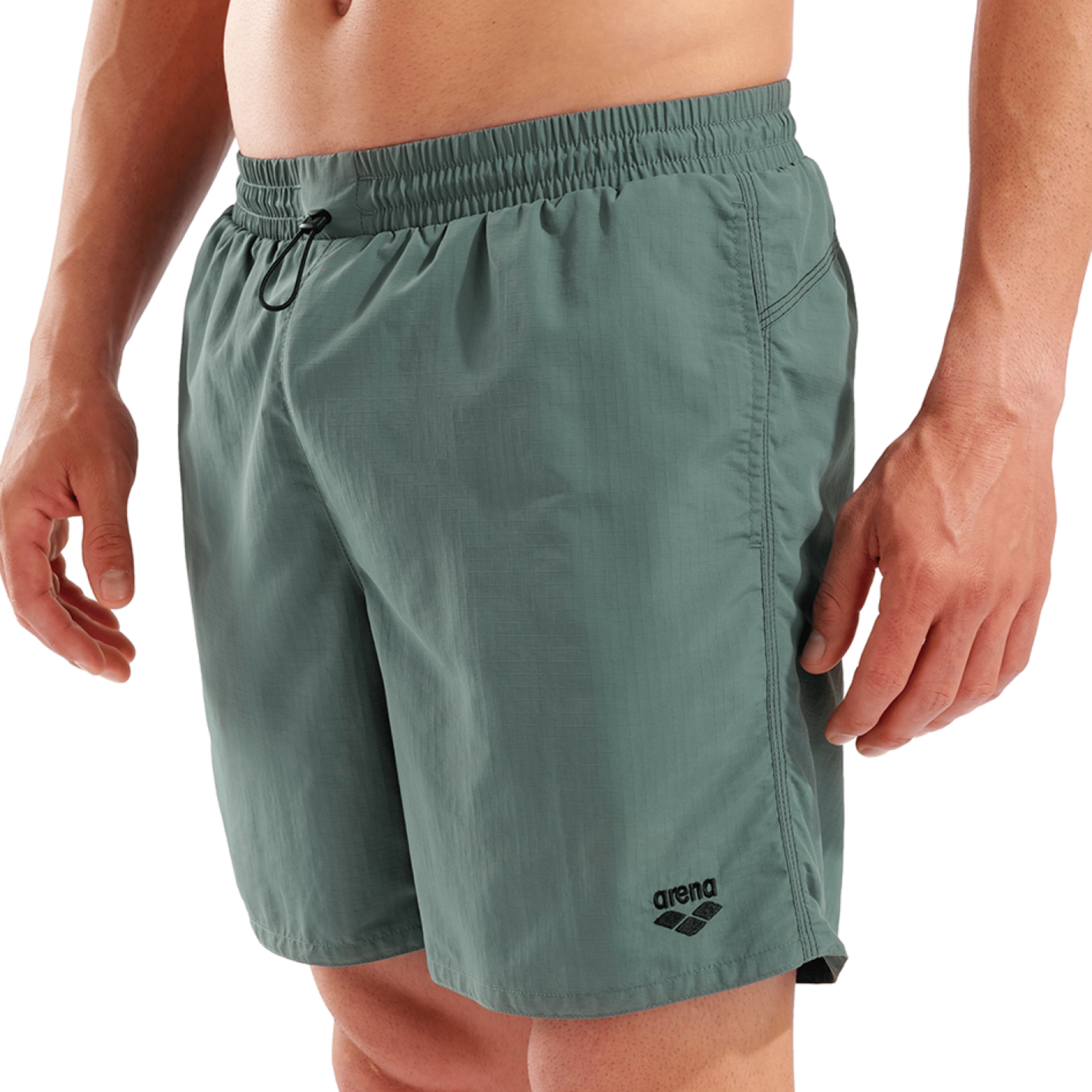 Arena M Arena Adjustable Waist Beach Boxer Beach Short in GRÜN