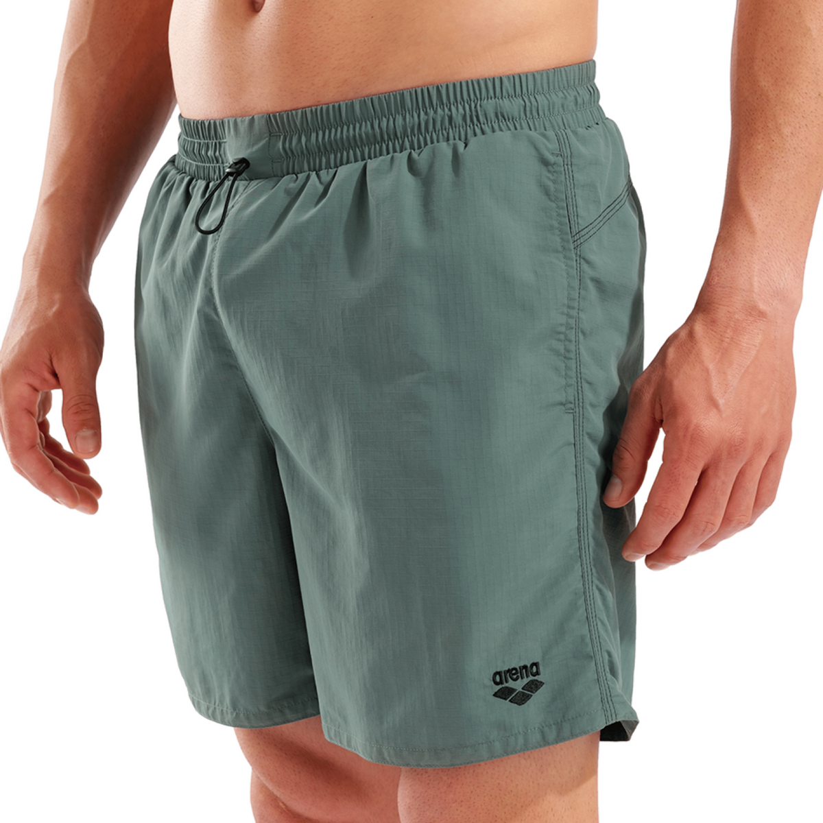 Arena M Arena Adjustable Waist Beach Boxer Beach Short in GRÜN