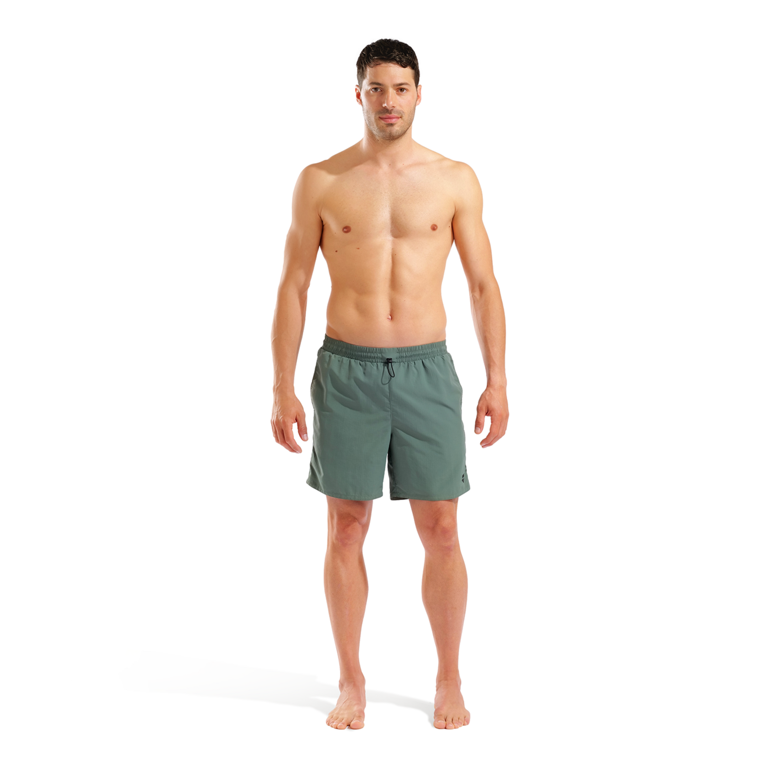 Arena M Arena Adjustable Waist Beach Boxer Beach Short in GRÜN