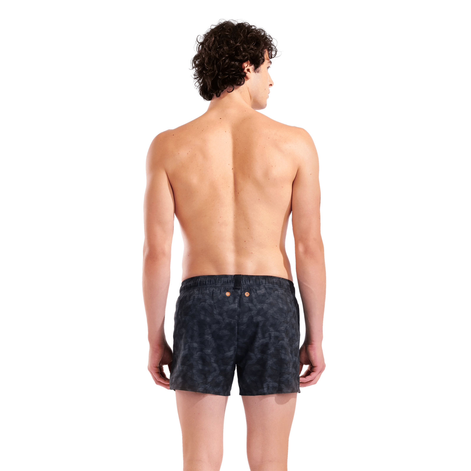 Arena M Arena Evo Beach X-Short Allover Beach Short in SCHWARZ