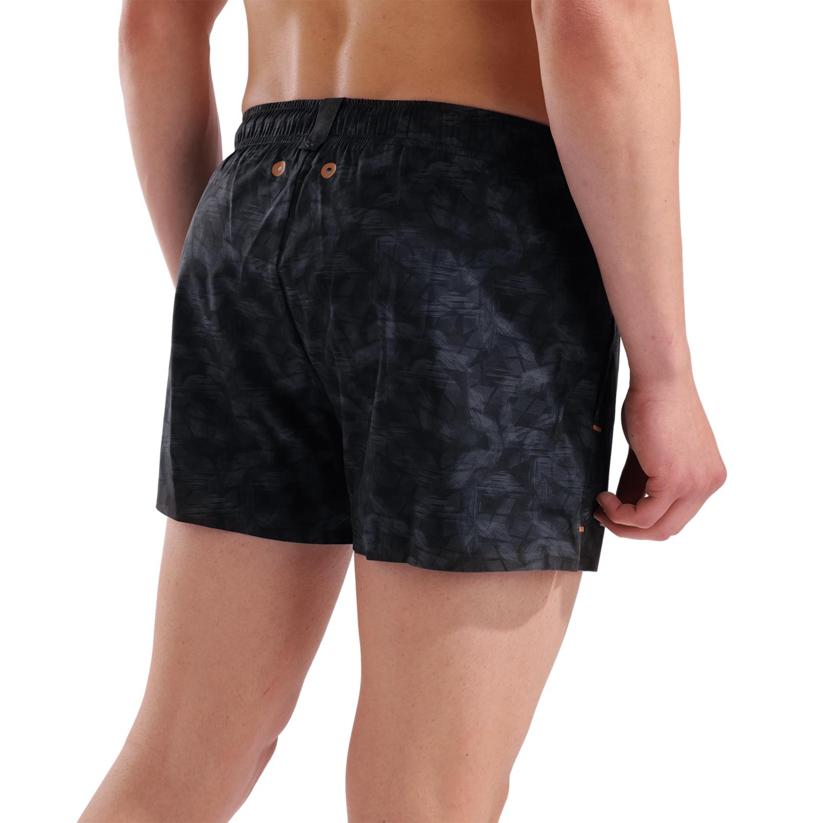 Arena M Arena Evo Beach X-Short Allover Beach Short in SCHWARZ