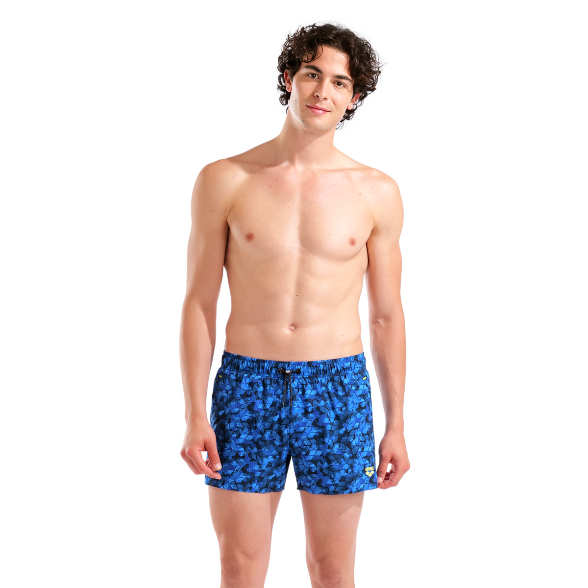 Arena M Arena Evo Beach X-Short Allover Beach Short in BLAU