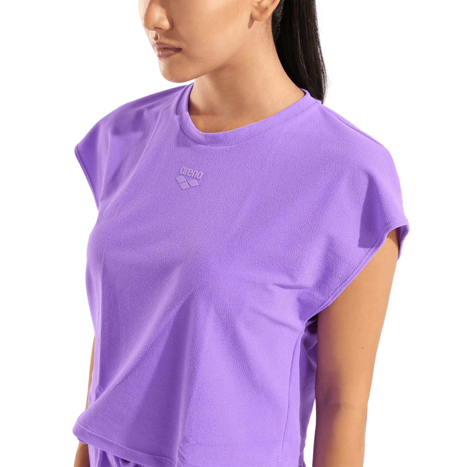 Arena W Arena Crop Tee T-Shirt in VIOLETT