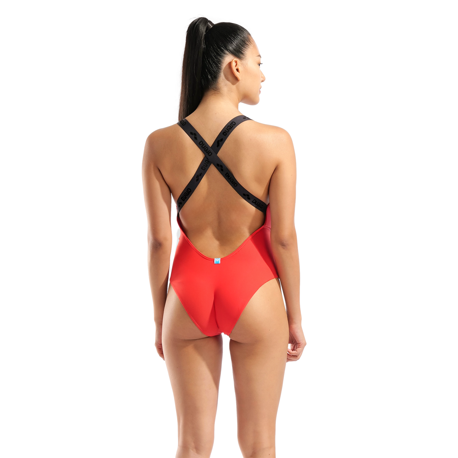 Arena W Arena Elastic Solid Swimsuit Badeanzug in ROT