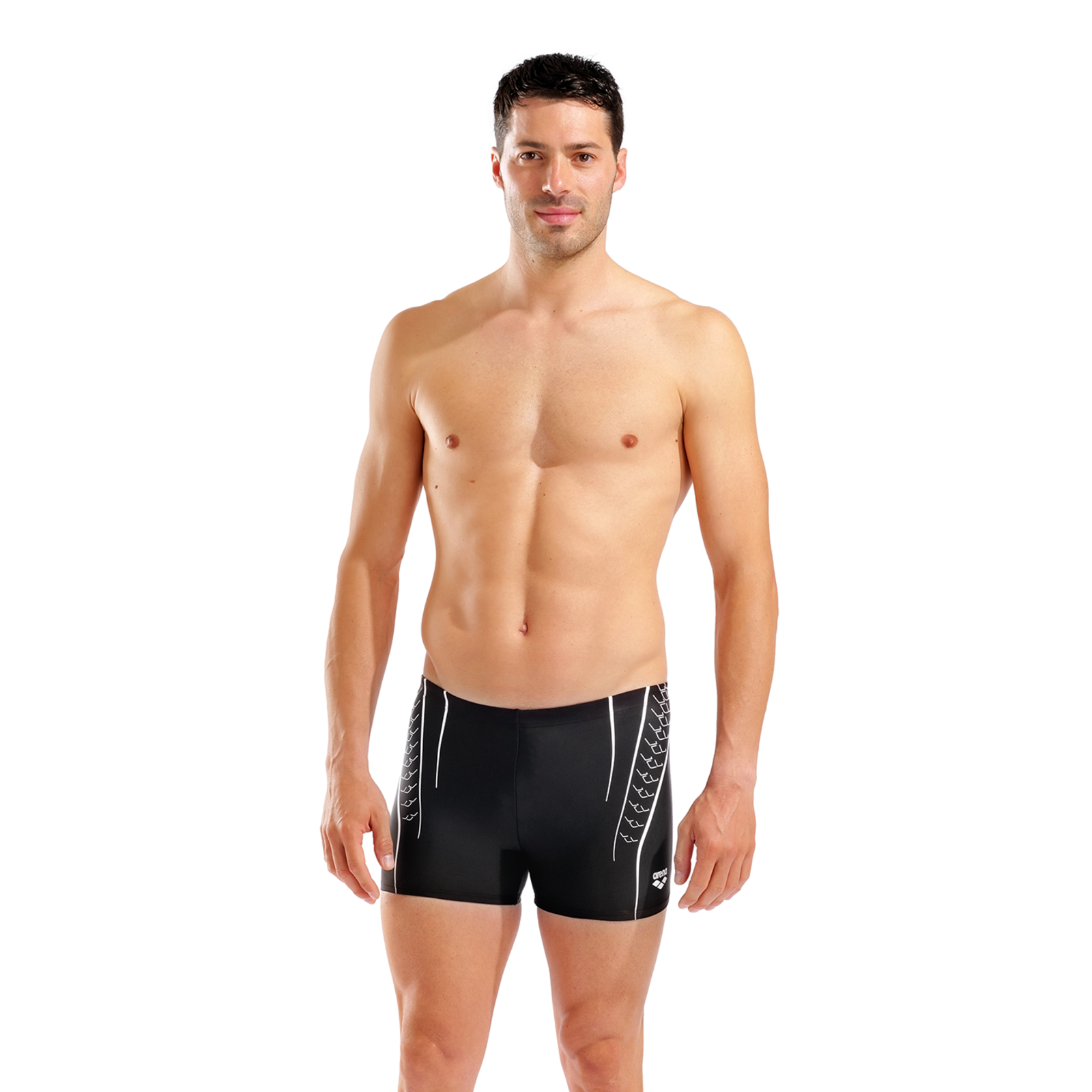 Arena M Arena Double Graphic Swim Short Swim Short in SCHWARZ