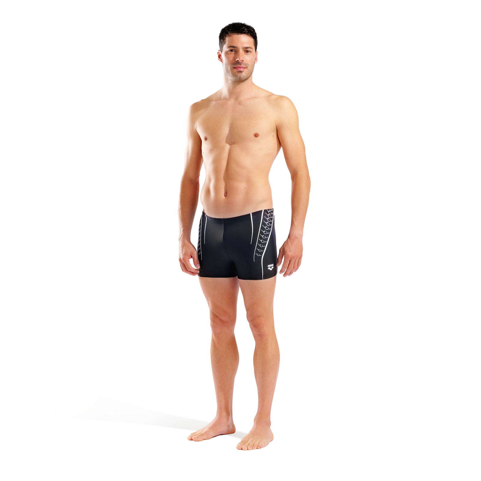 Arena M Arena Double Graphic Swim Short Swim Short in SCHWARZ