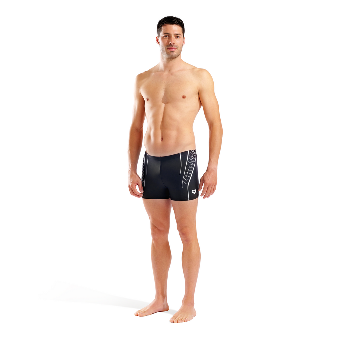 Arena M Arena Double Graphic Swim Short Swim Short in SCHWARZ