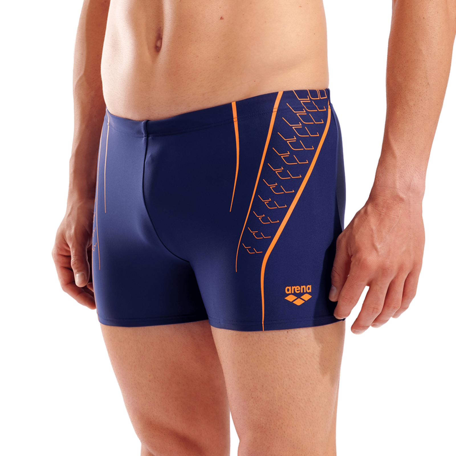 Arena M Arena Double Graphic Swim Short Swim Short in BLAU