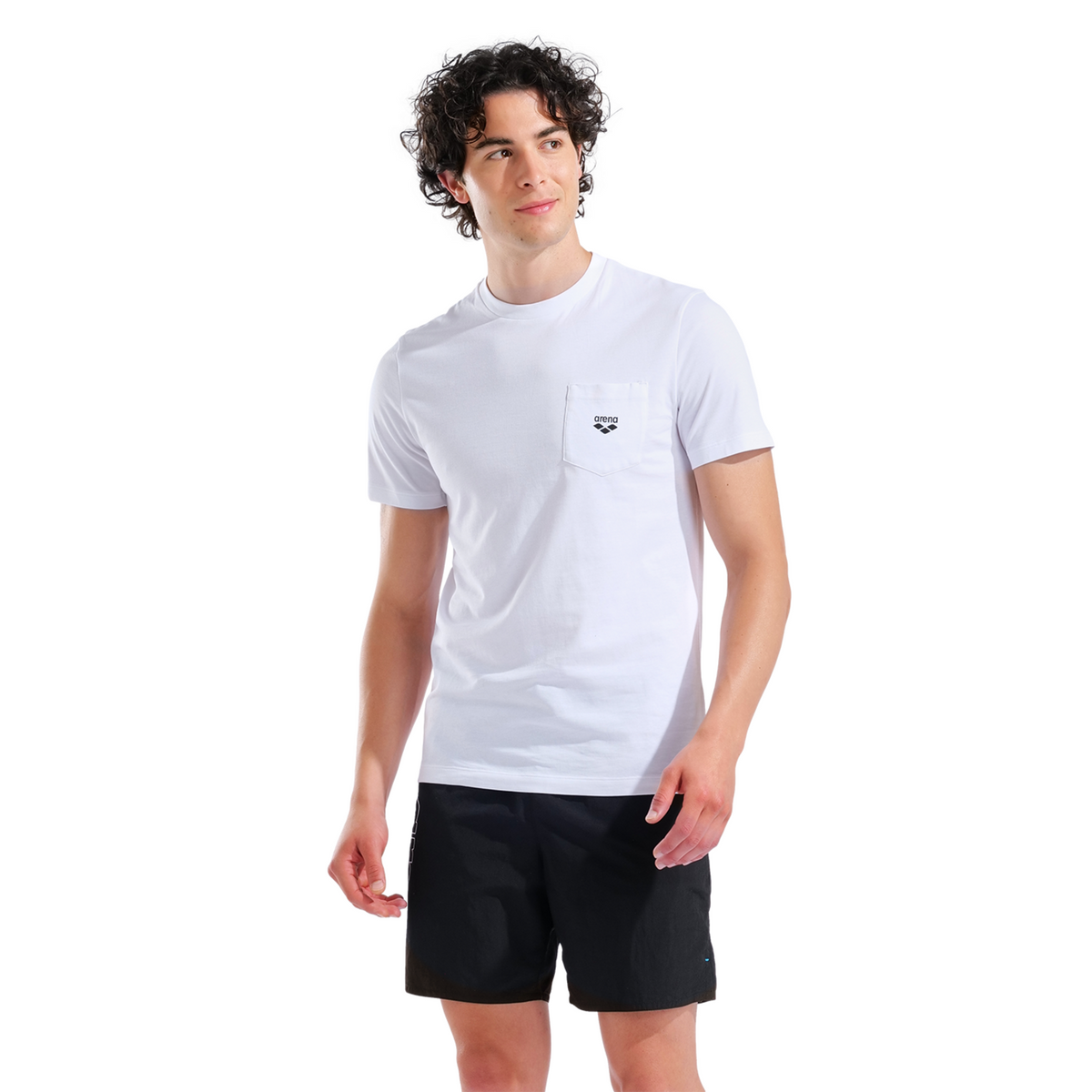 Arena M Arena Graphic Pocket T-Shirt T-Shirt in WEISS