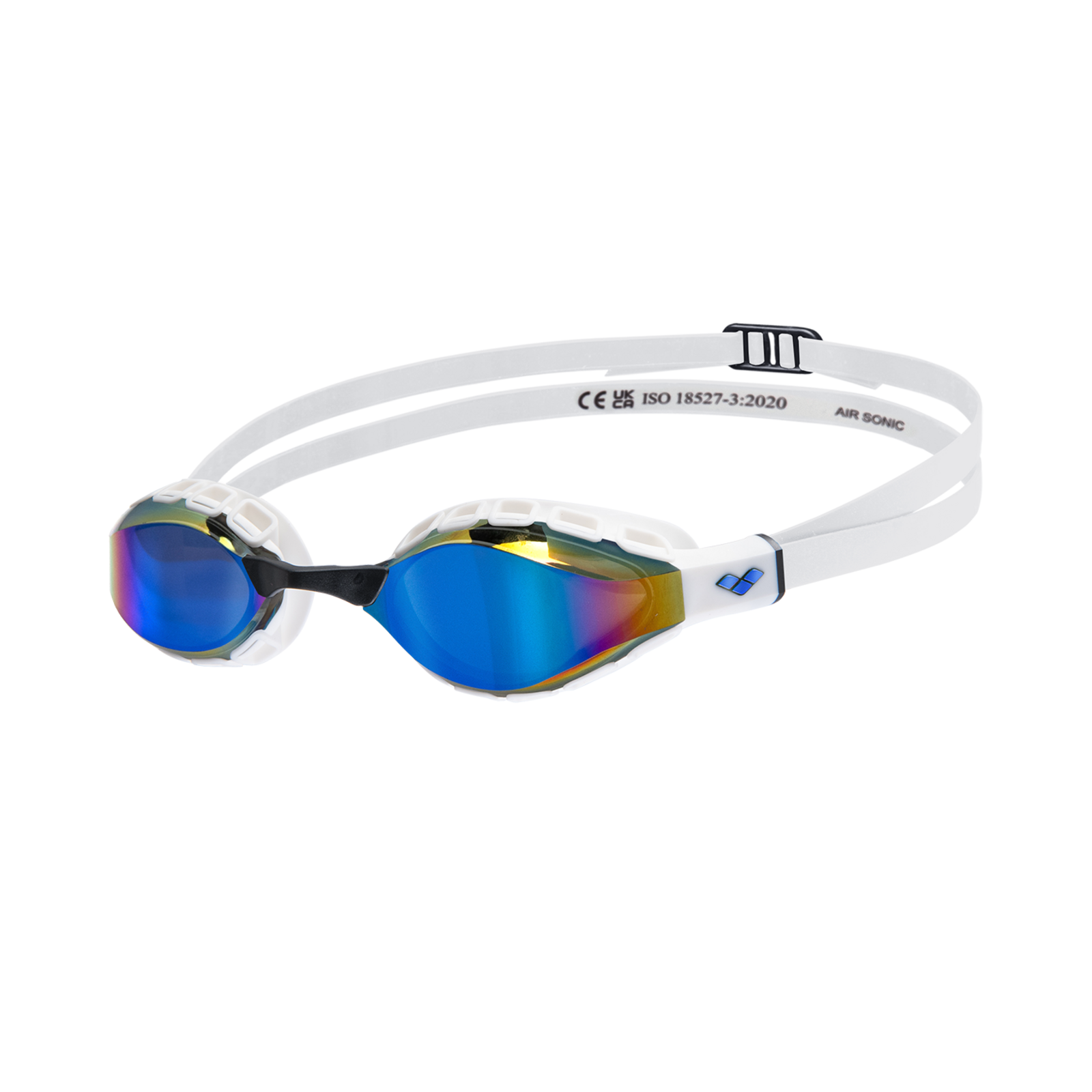 Arena Air Sonic Mirror Trainingsschwimmbrille in WEISS