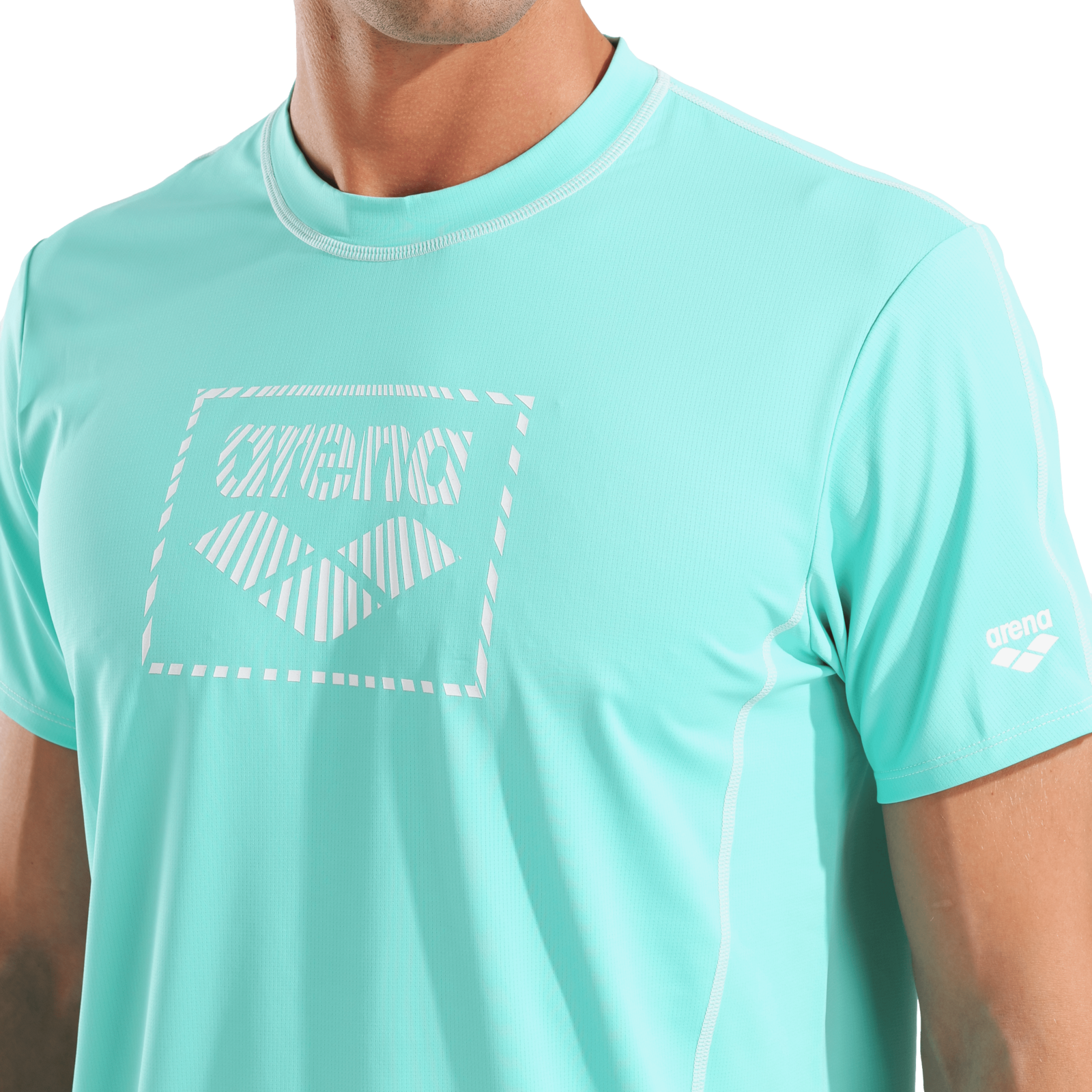 Arena M Arena S/S Swim Shirt UV Shirt in BLAU