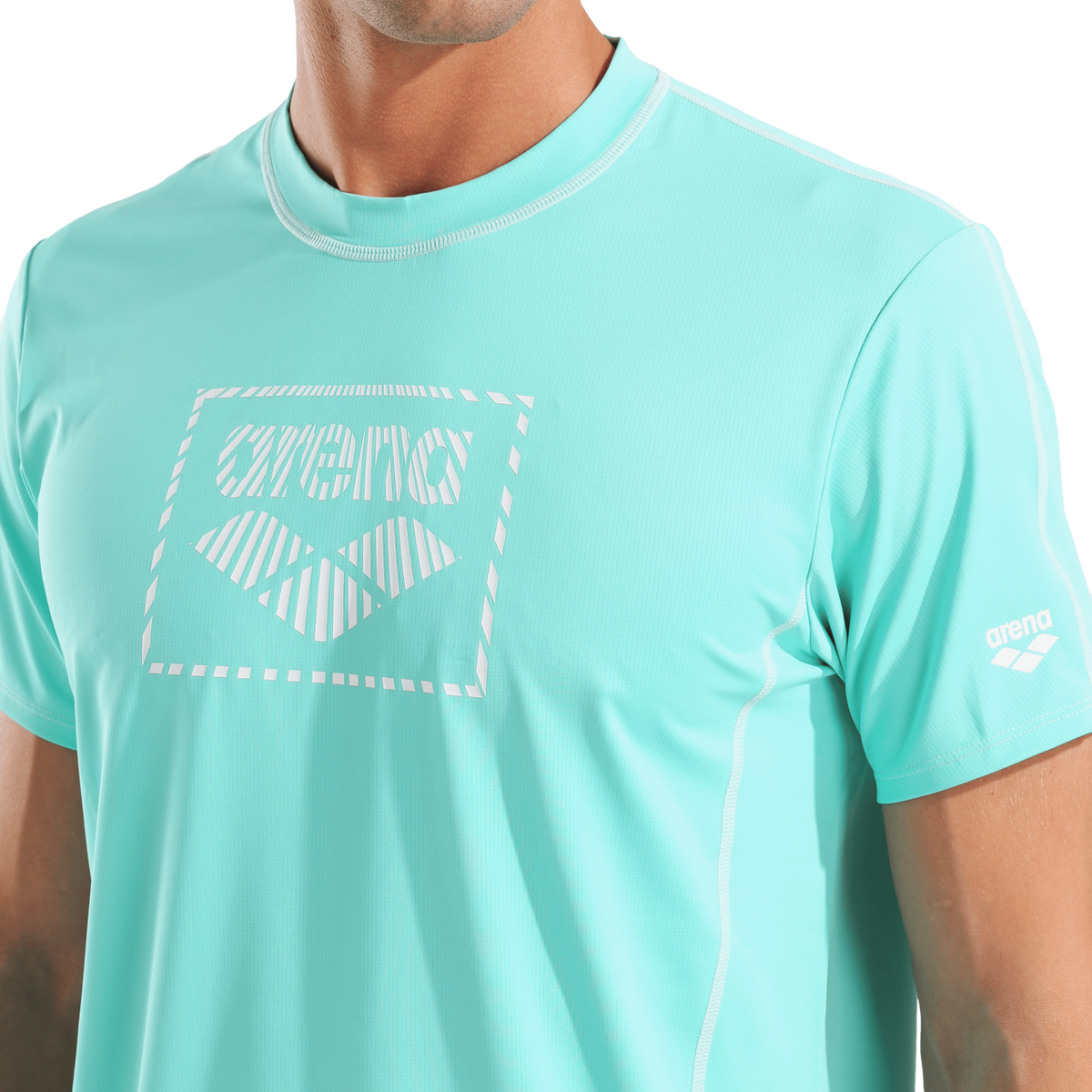 Arena M Arena S/S Swim Shirt UV Shirt in BLAU