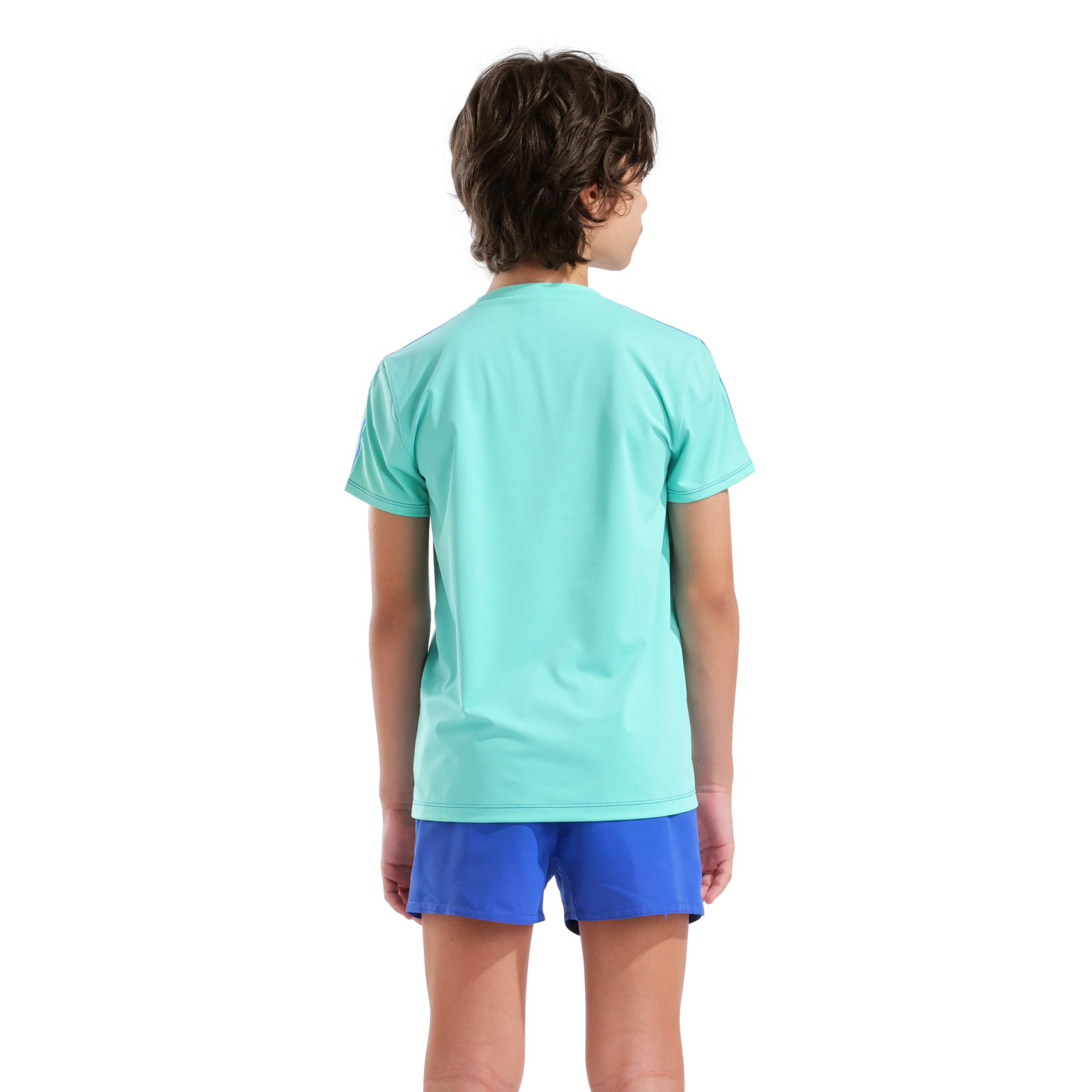 Arena Unisex Jr Arena S/S Swim Shirt UV Shirt in BLAU