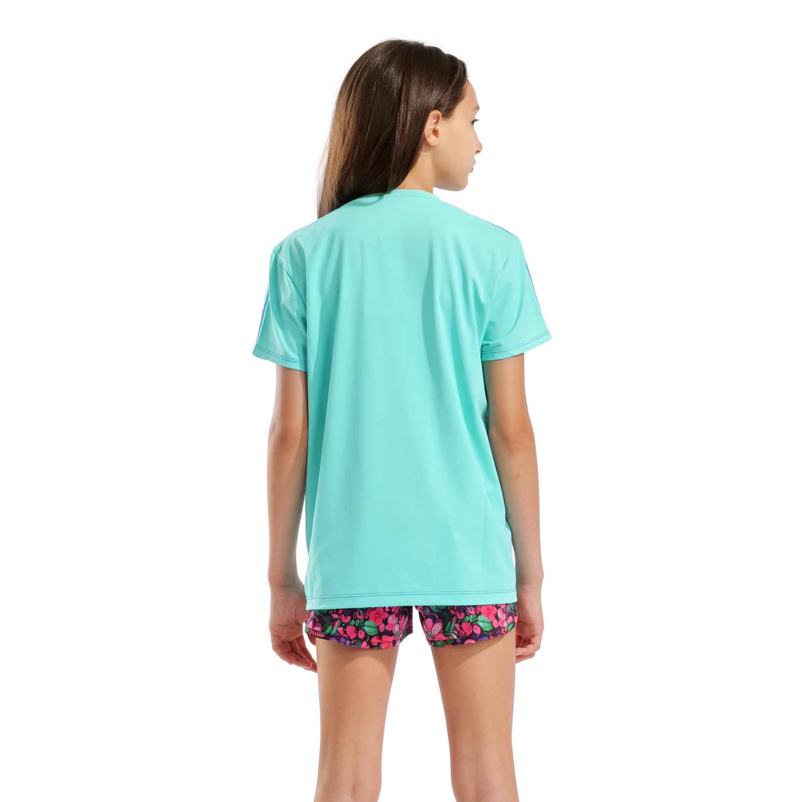 Arena Unisex Jr Arena S/S Swim Shirt UV Shirt in BLAU