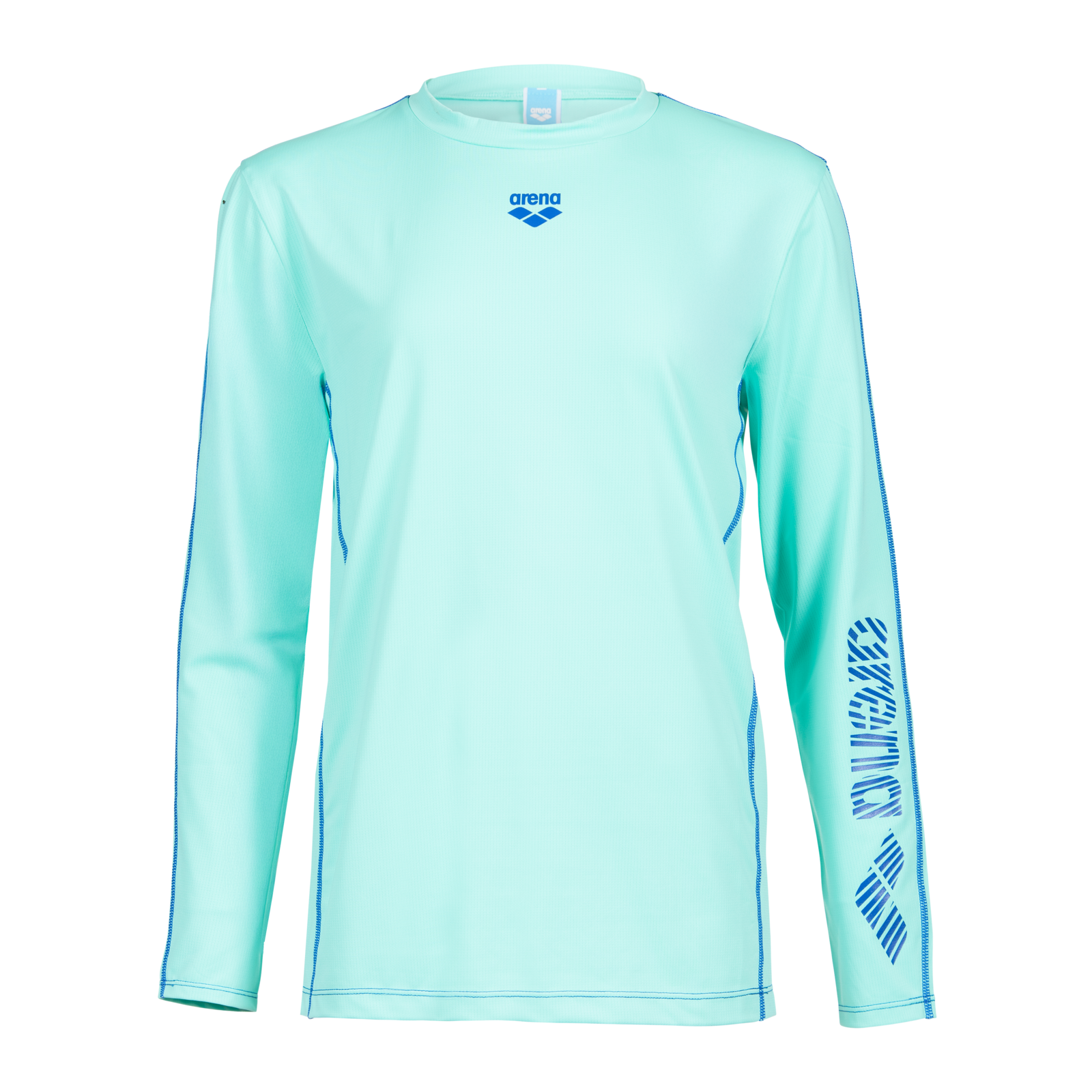 Arena Unisex Jr Arena L/S Swim Shirt UV Shirt in BLAU