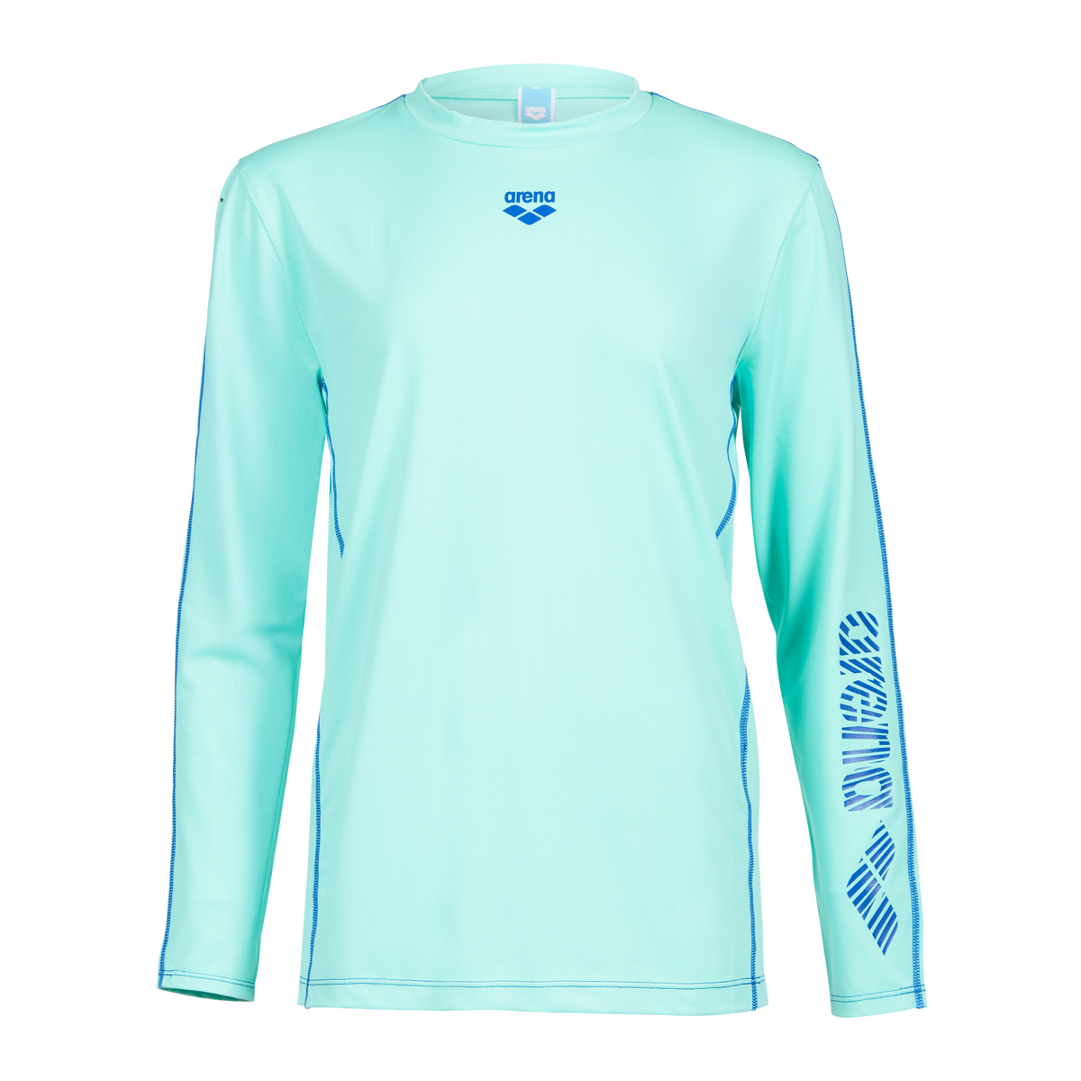 Arena Unisex Jr Arena L/S Swim Shirt UV Shirt in BLAU