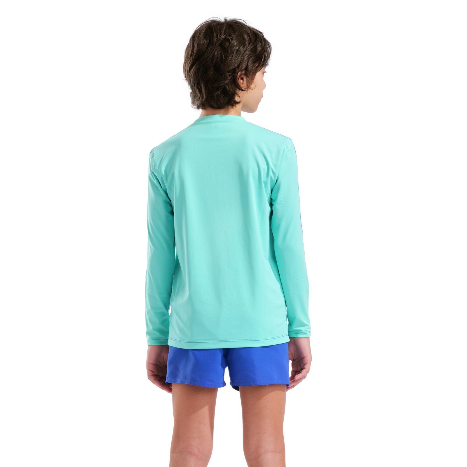 Arena Unisex Jr Arena L/S Swim Shirt UV Shirt in BLAU