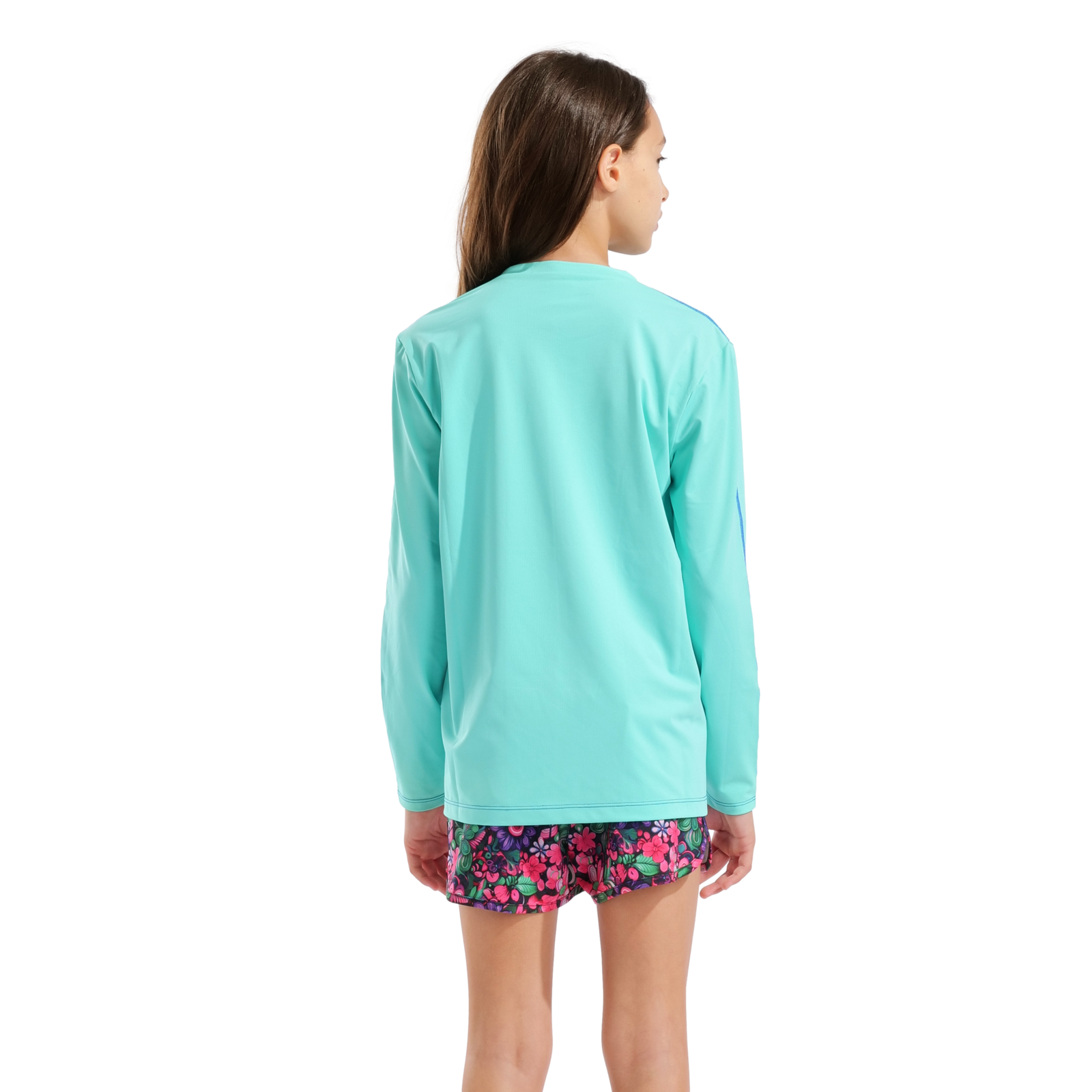 Arena Unisex Jr Arena L/S Swim Shirt UV Shirt in BLAU