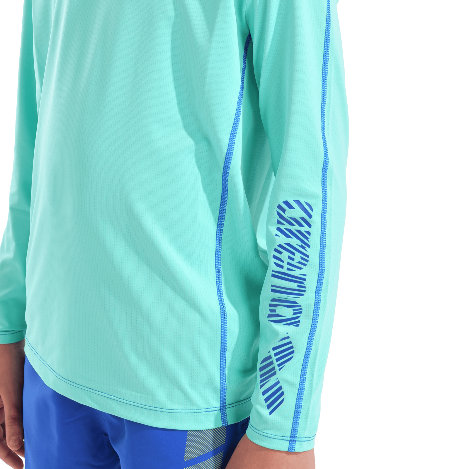Arena Unisex Jr Arena L/S Swim Shirt UV Shirt in BLAU