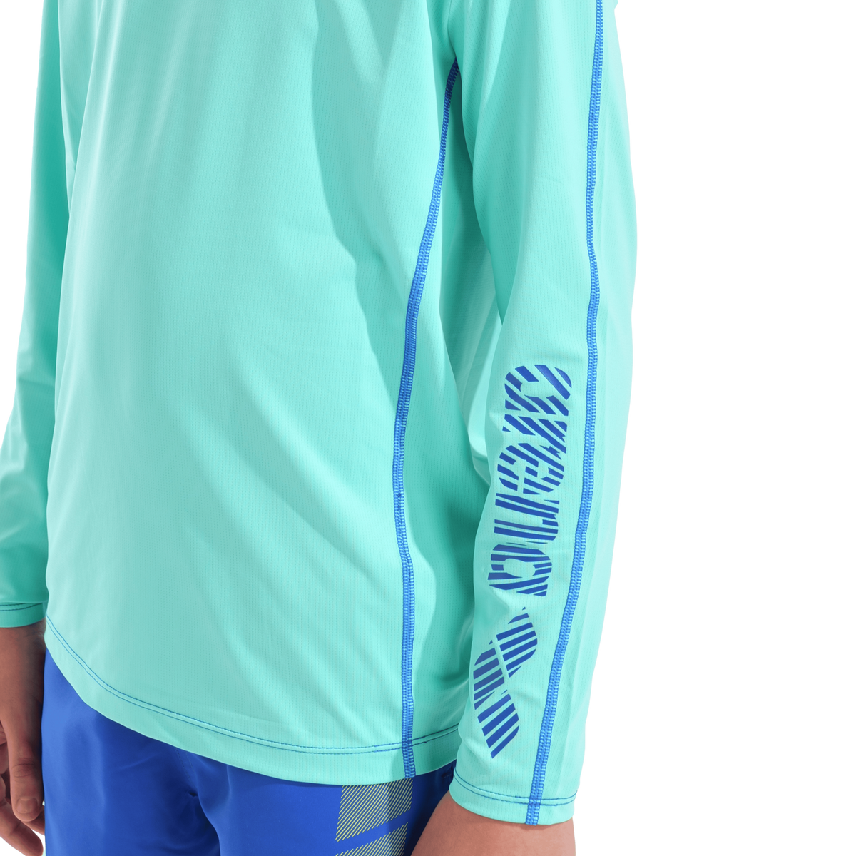 Arena Unisex Jr Arena L/S Swim Shirt UV Shirt in BLAU