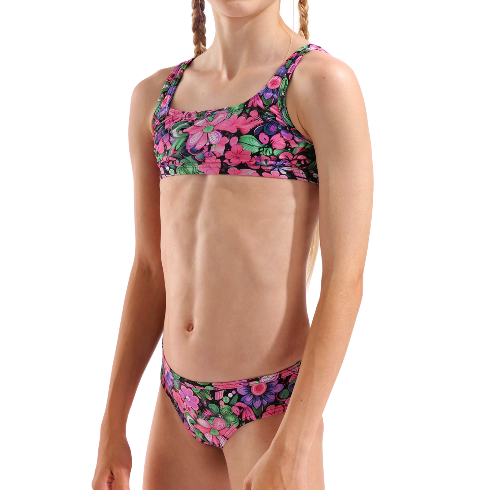 Arena G Arena Water Print Bikini Bralette Bikini Set in MEHRFARBIG
