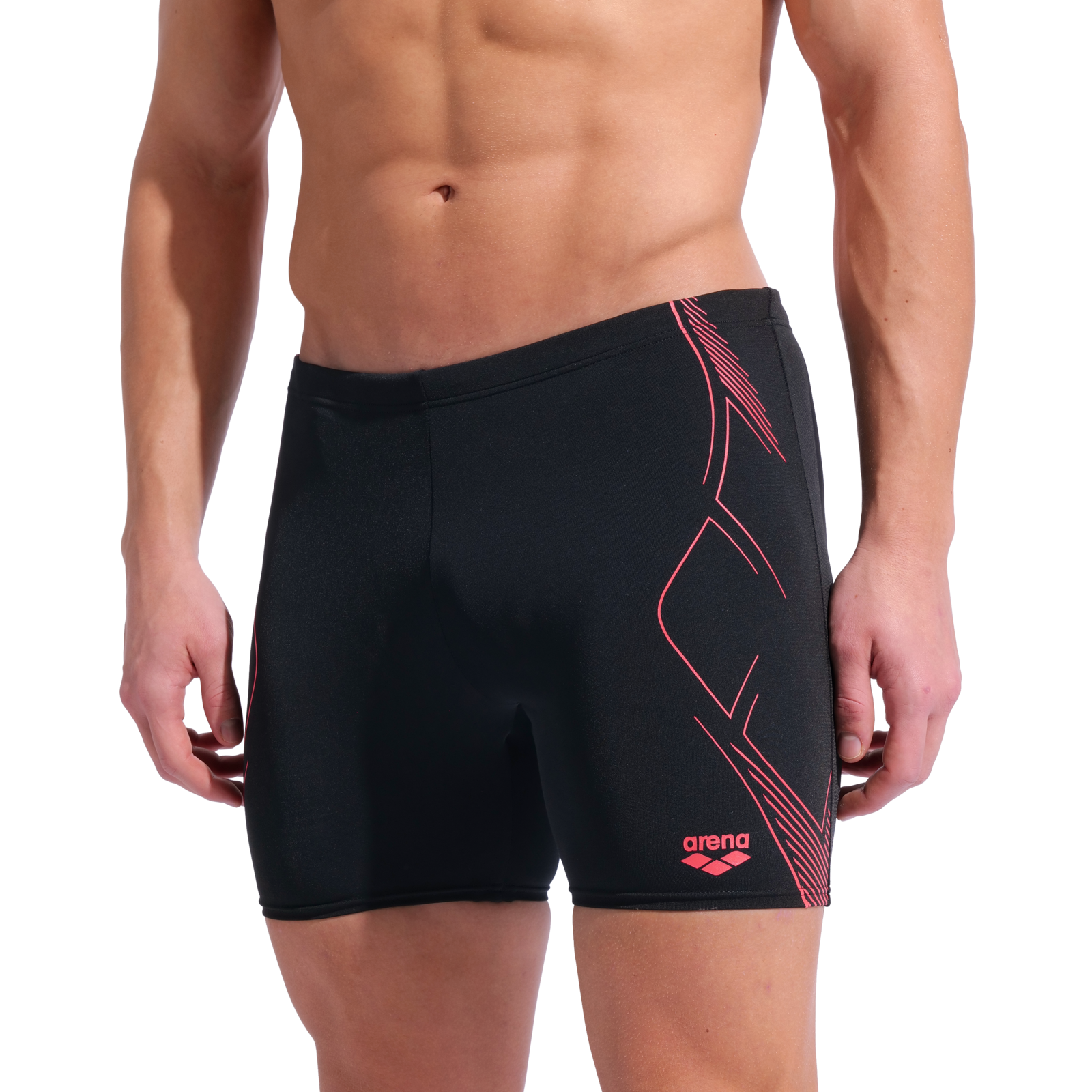 Arena M Arena Graphic Swim Mid Jammer Swim Midjammer in