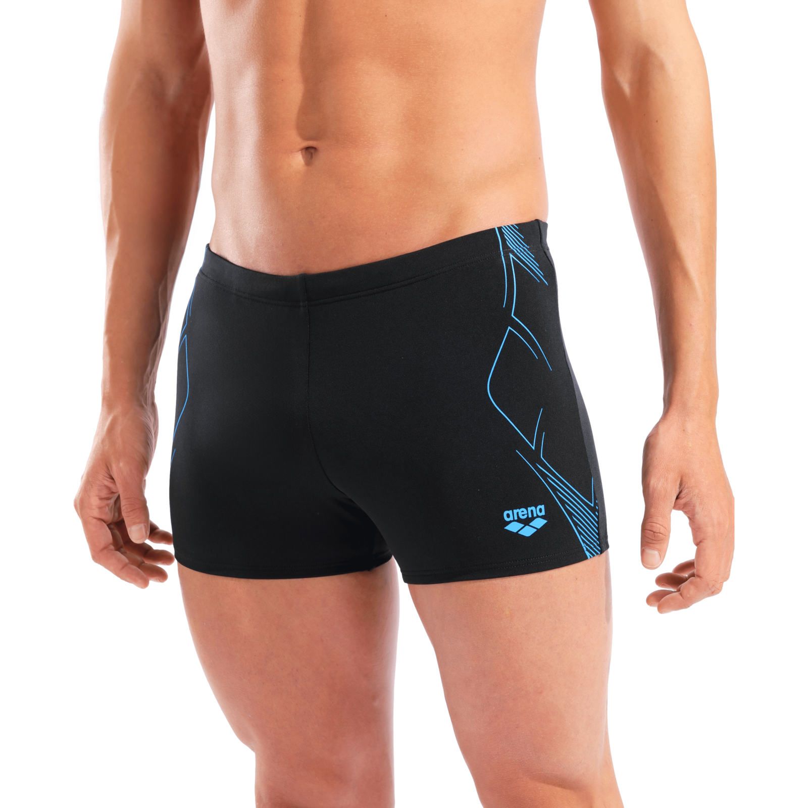 Arena M Arena Graphic Swim Short Swim Short in SCHWARZ