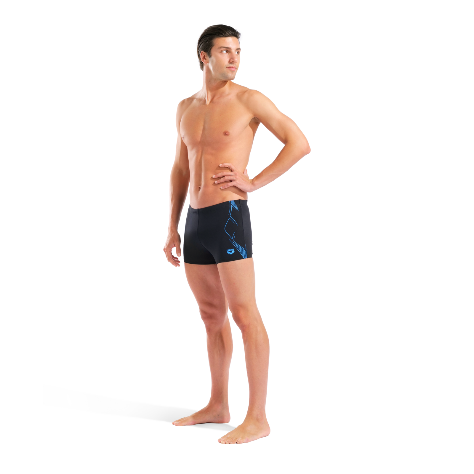 Arena M Arena Graphic Swim Short Swim Short in SCHWARZ