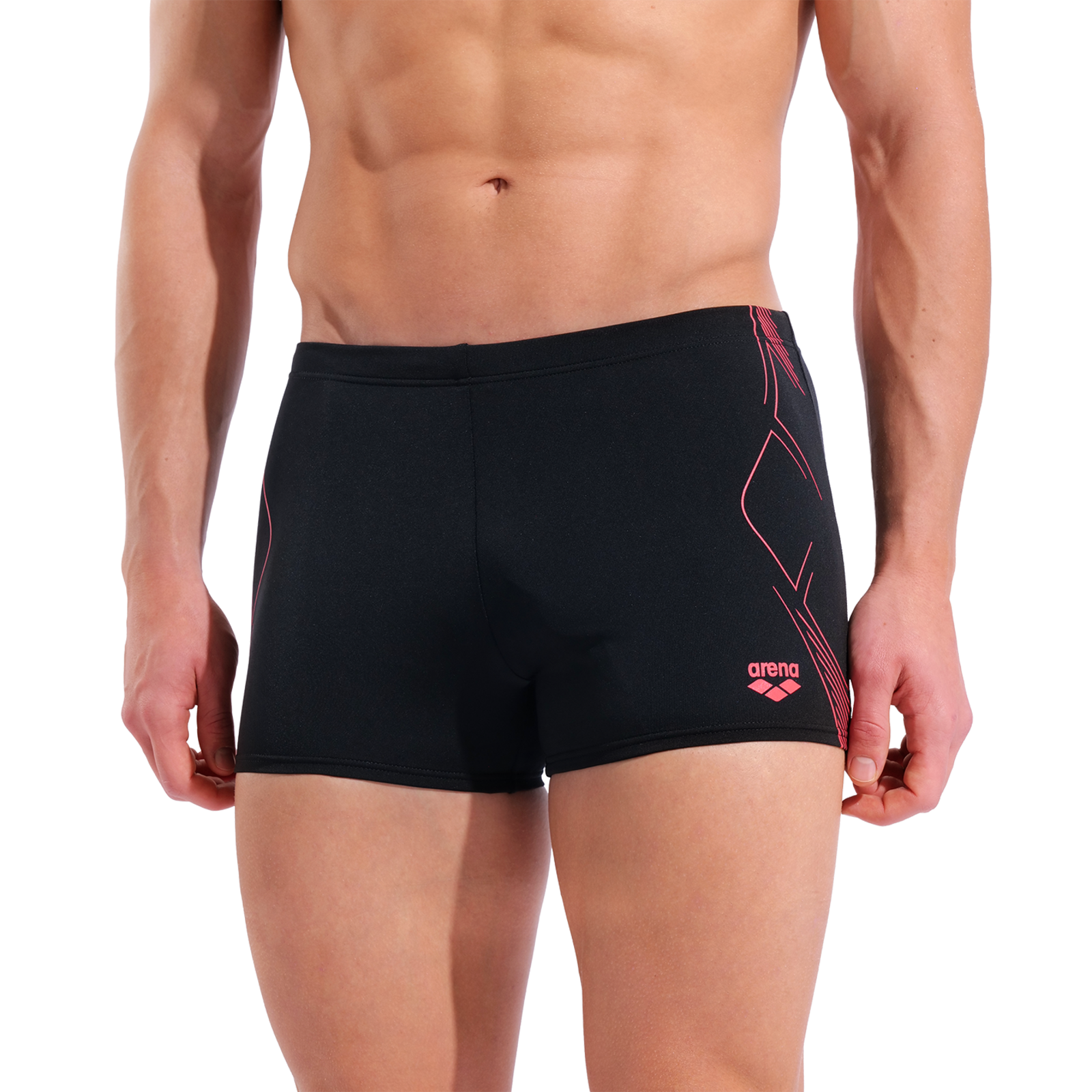 Arena M Arena Graphic Swim Short Swim Short in SCHWARZ