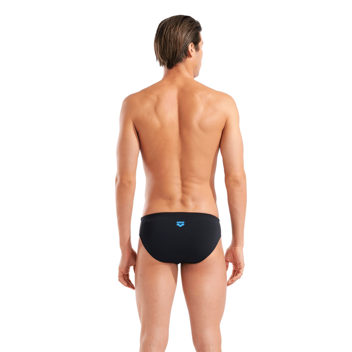 Arena M Arena Graphic Swim Briefs Swim Slip in SCHWARZ