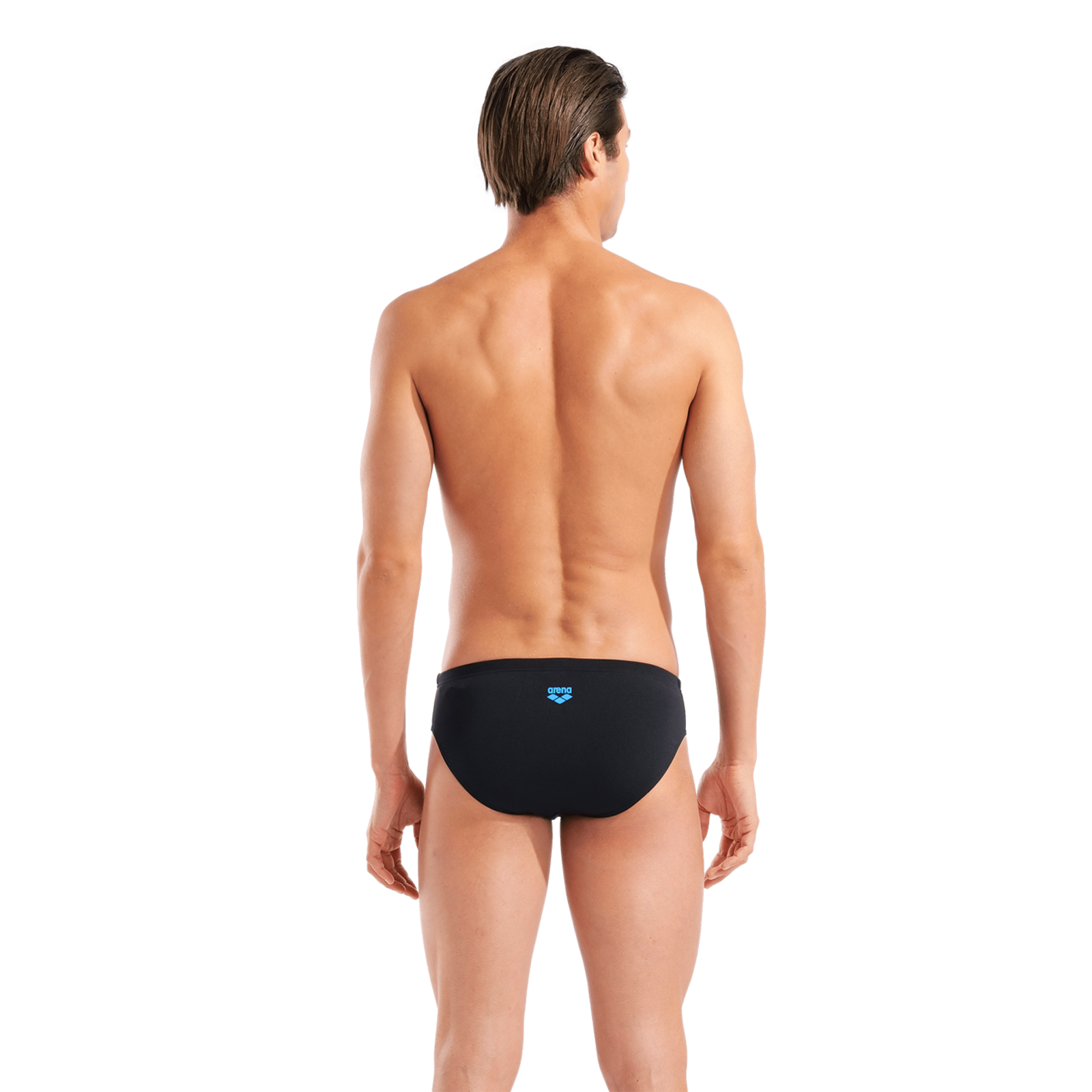Arena M Arena Graphic Swim Briefs Swim Slip in SCHWARZ