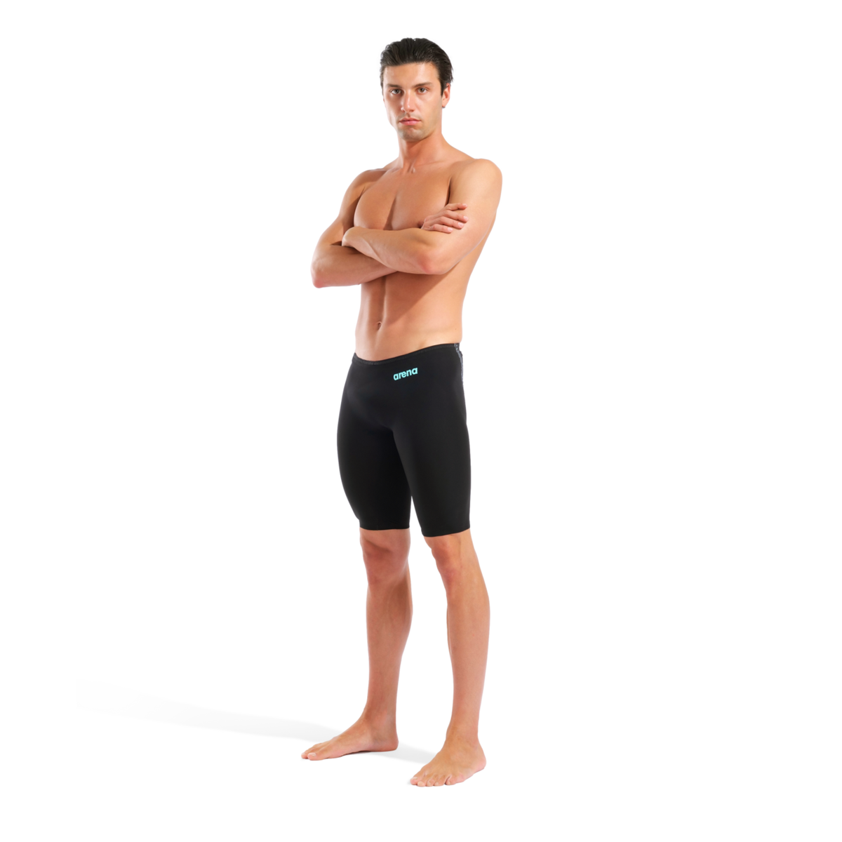 Arena M Powerskin Veloce Wettkampfjammer in SCHWARZ