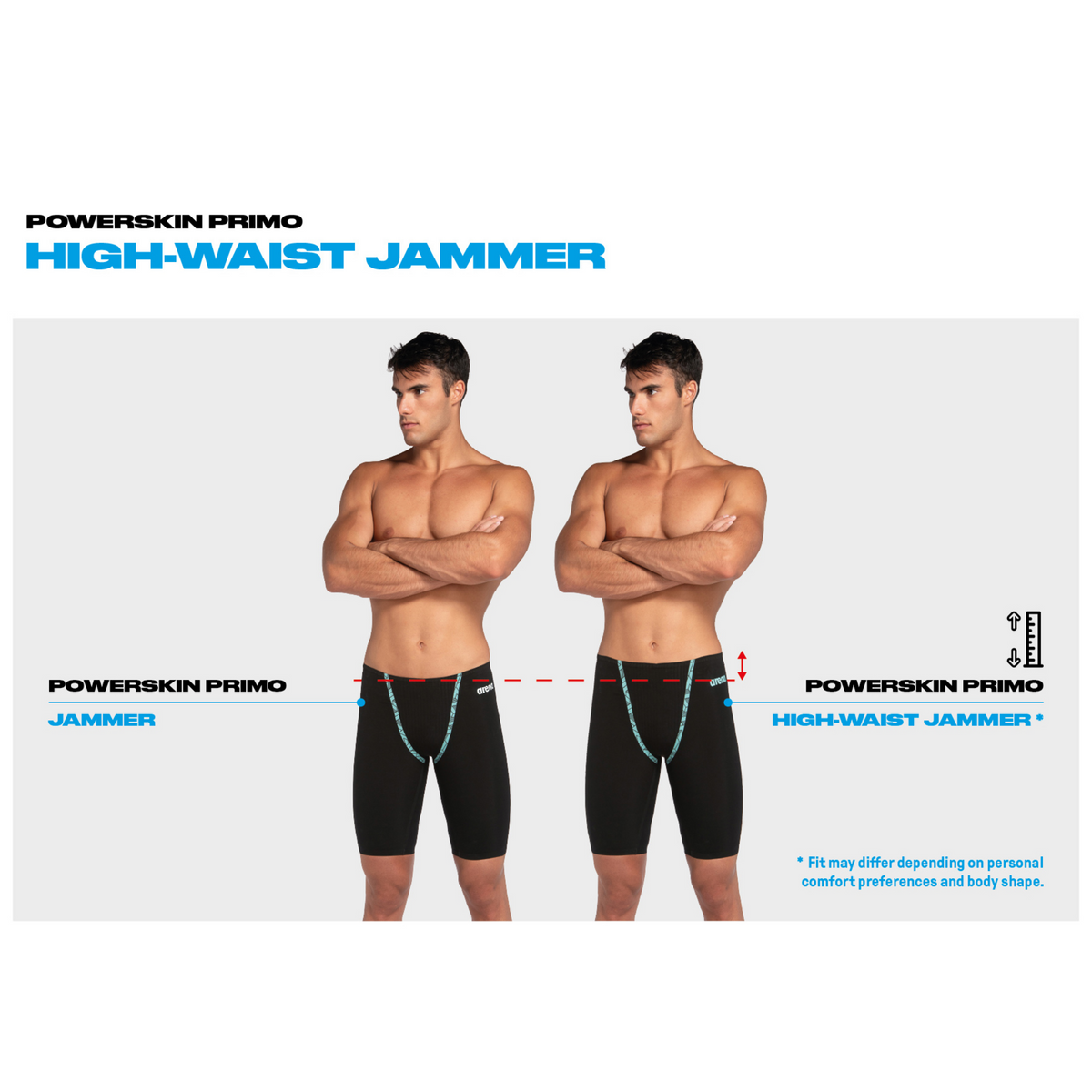 Arena Powerskin Primo Jammer HW in SCHWARZ