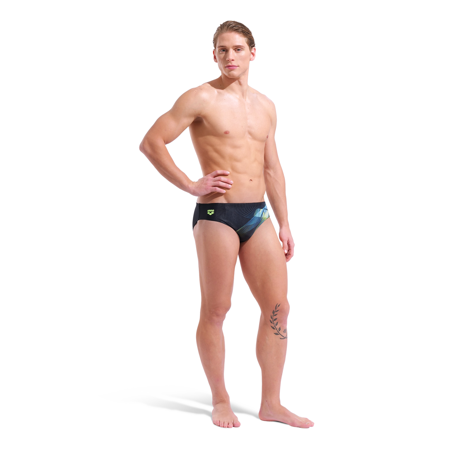 Arena M Arena Jellyfish Swim Briefs Swim Slip in SCHWARZ