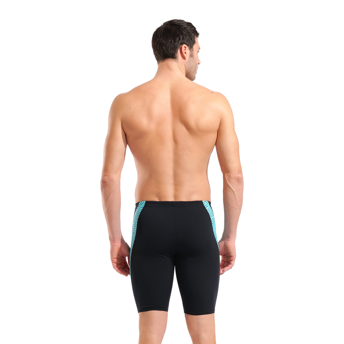 Arena M Arena Allover Swim Jammer in SCHWARZ